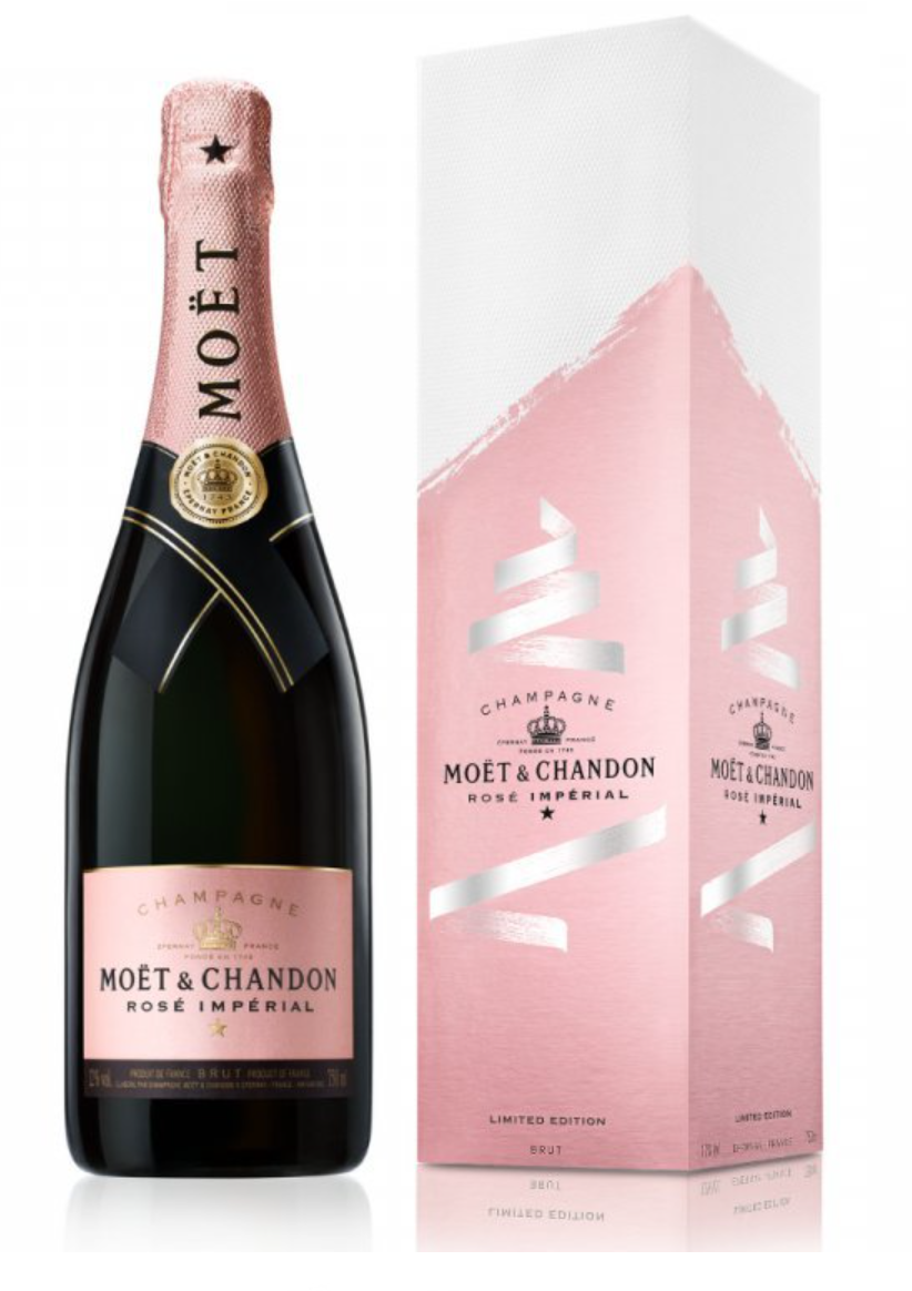 Moët & Chandon Imperial Brut EOY ROSÉ FESTIVE, Gift Box, 0,75l