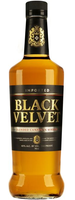 Black Velvet 1l 40% (čistá flaša)