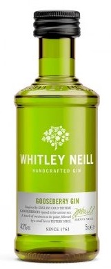 Whitley Neill Gooseberry gin, 43%, 0,05l (holá lahev)