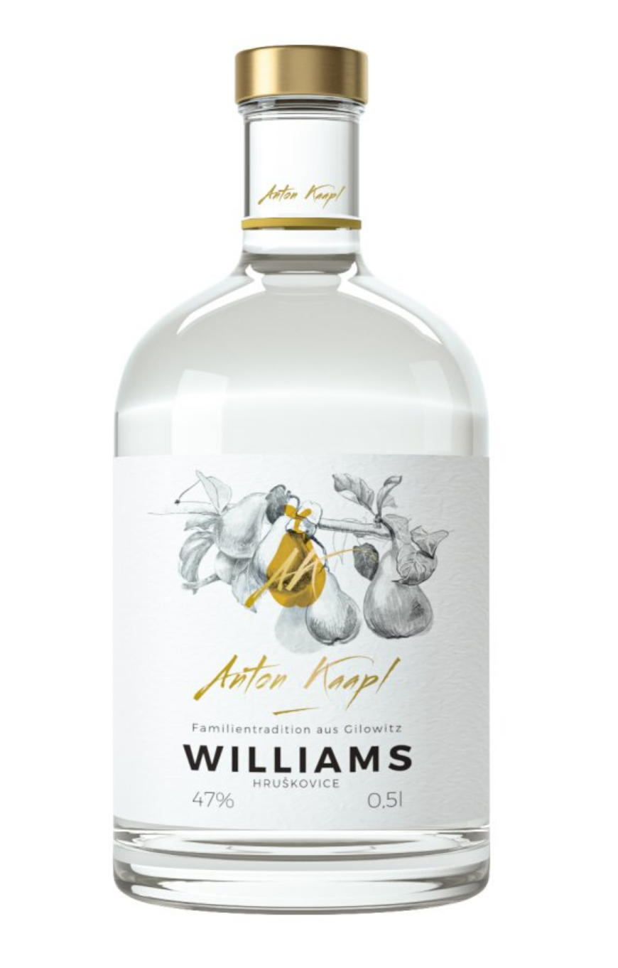 Anton Kaapl hruškovice Williams 0,5l 47% (holá láhev)