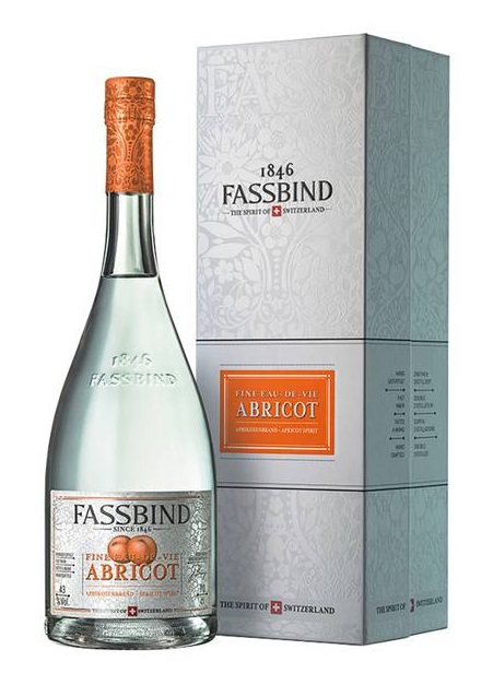 Fassbind Eau de Vie Abricot - Meruňka 43,0% 0,7 l
