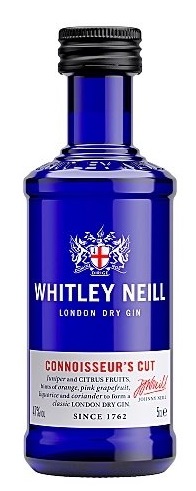 Whitley Neill Connoisseur´s cut gin, 43%, 0,05l (holá lahev)
