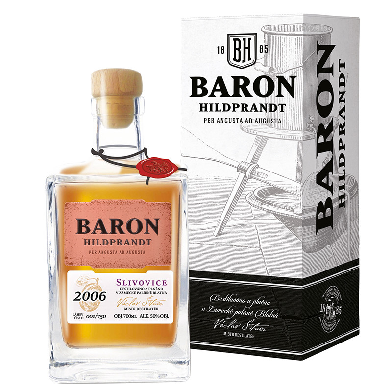 Baron HIldprandt Slivovice 2006 50 % 0,7 l