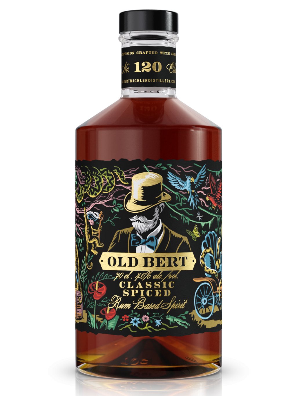 Albert Michler Distillery Old Bert 0,7L 40% (holá láhev)