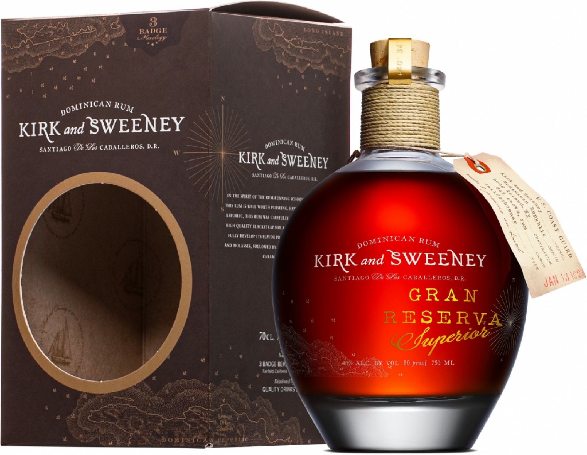 Kirk and Sweeney Gran Reserva Superior 0,7l 40% (karton)