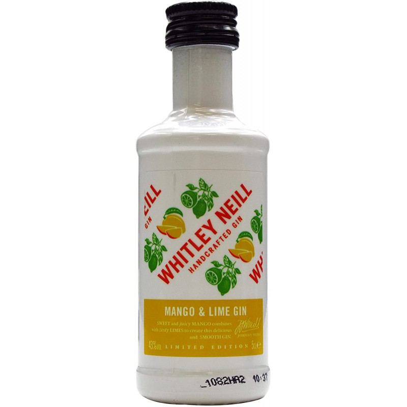 Whitley Neill MANGO & LIME gin, 43%, 0,05l