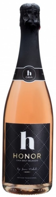 Cava HONOR Brut Rosé, 11,5%, 0,75l (holá lahev)