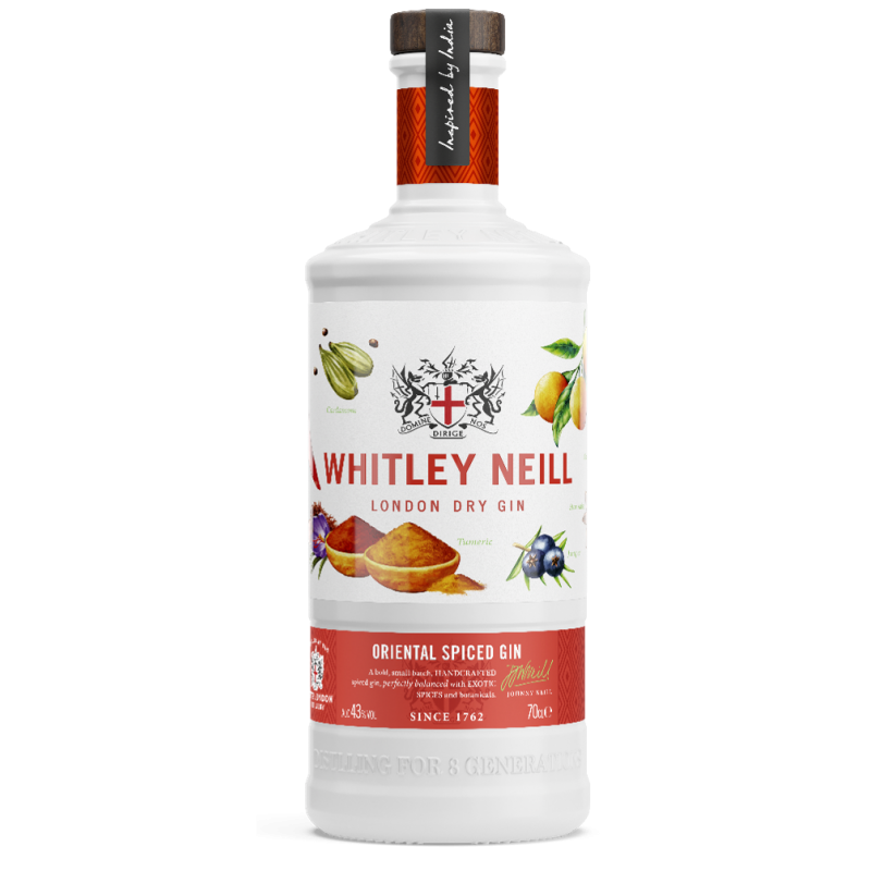 GIN WHITLEY NEILL oriental spiced 43% 0,7l (holá láhev)