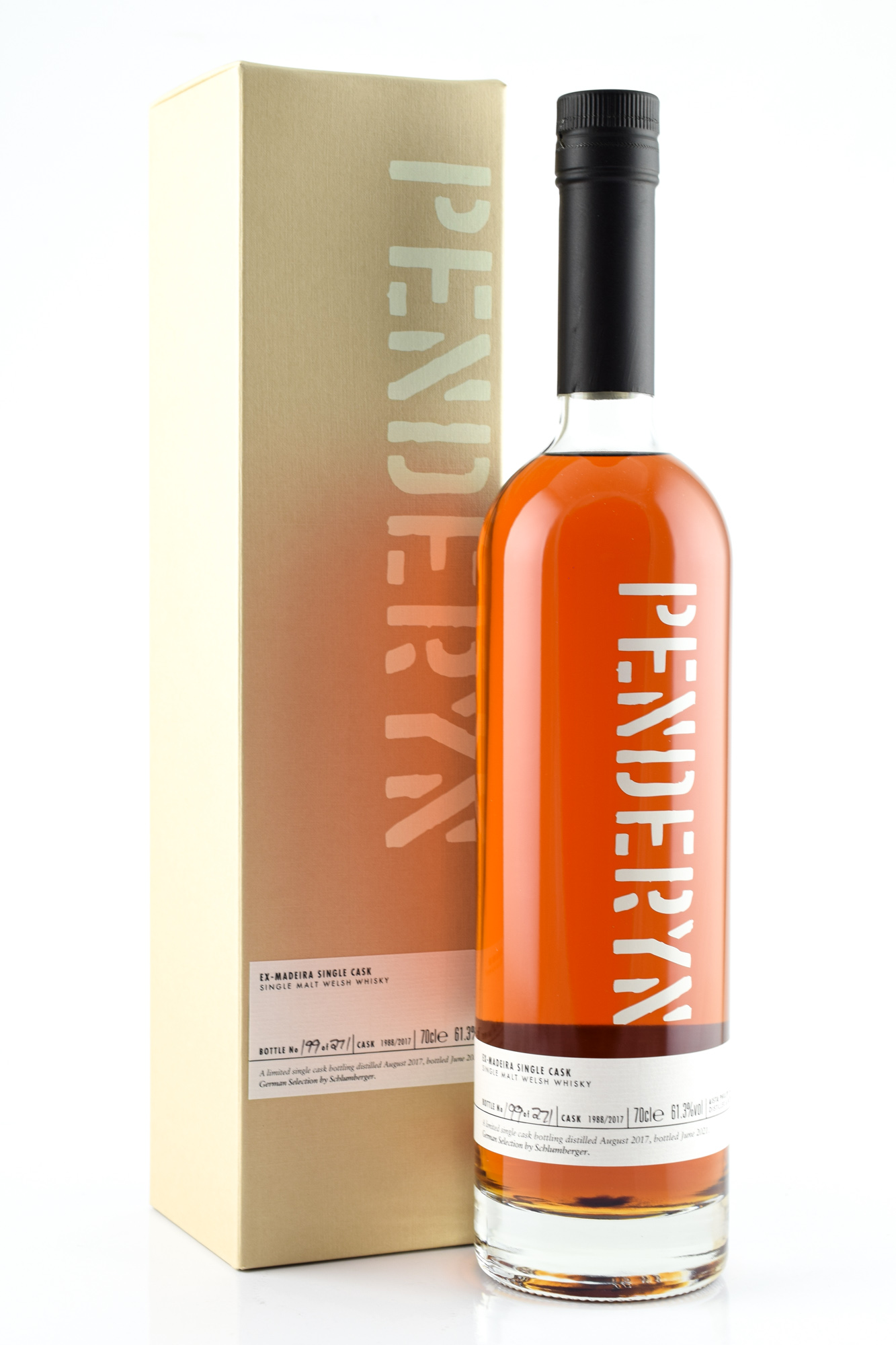 Penderyn Single cask PX Sherry, Gift box, 59,1%, 0,7l (karton)