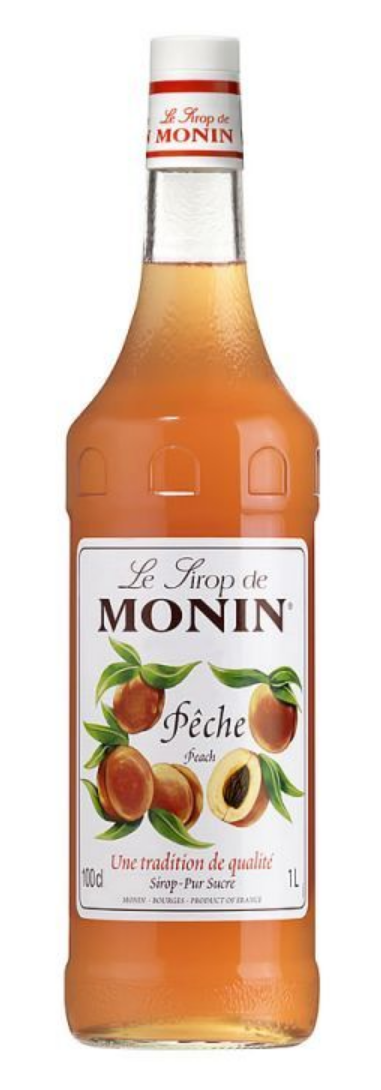 Monin Broskvový/Peach sirup, 1l