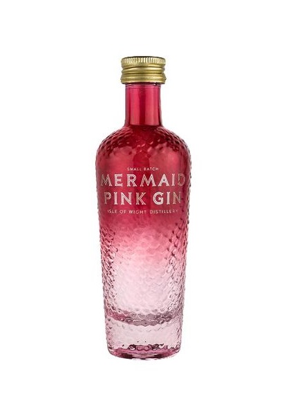 Gin Mermaid pink 38% 0,05l (holá láhev)