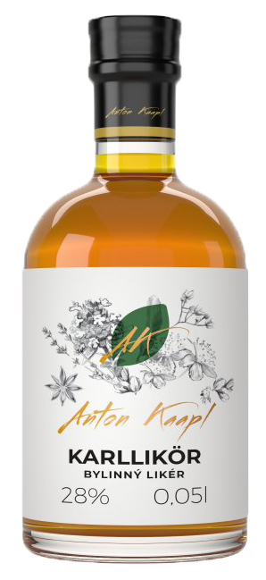 KARLLIKÖR - Anton Kaapl, 28%, 0,05 (holá lahev)