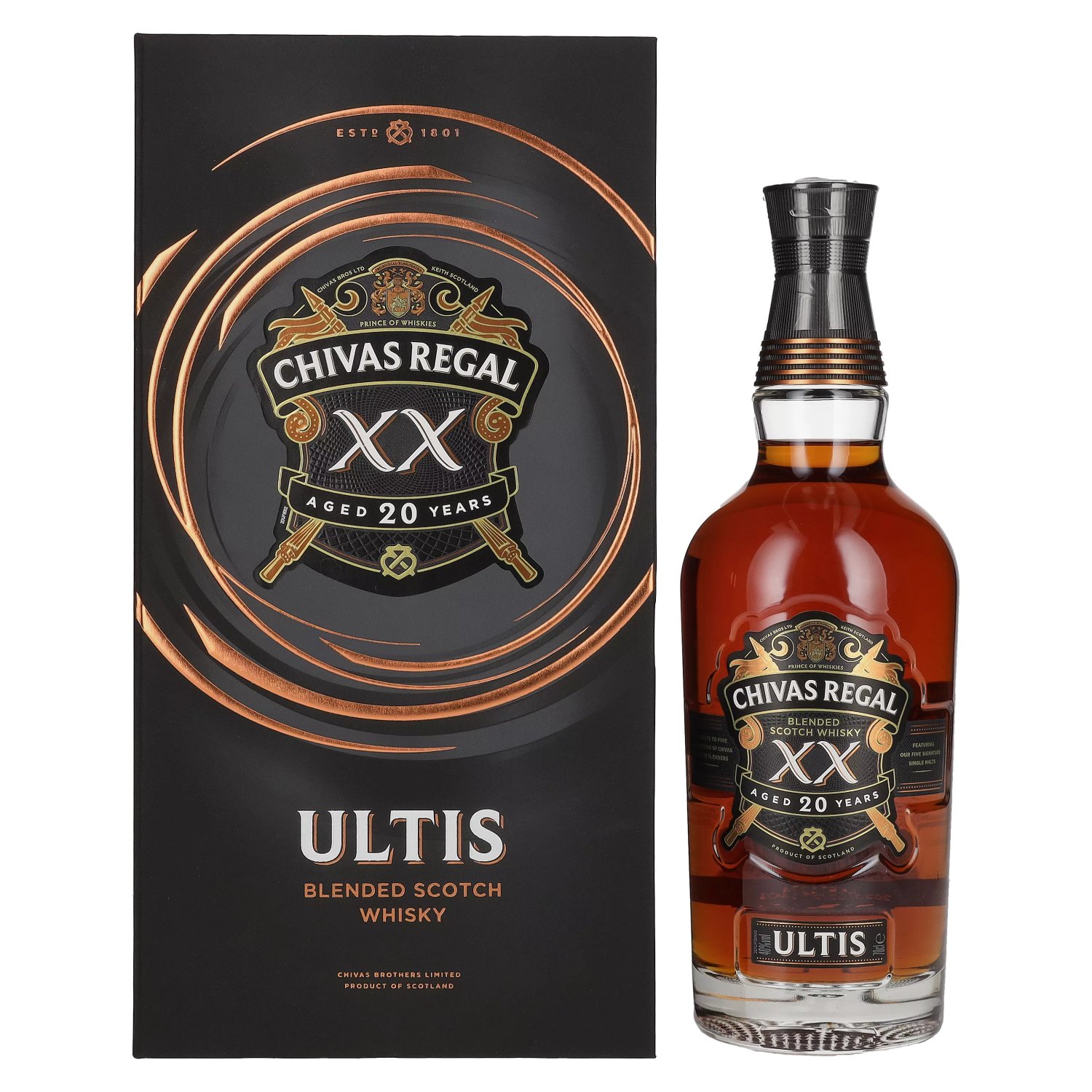 Chivas Regal Ultis 40% 0,7 l (Luxusní balení)