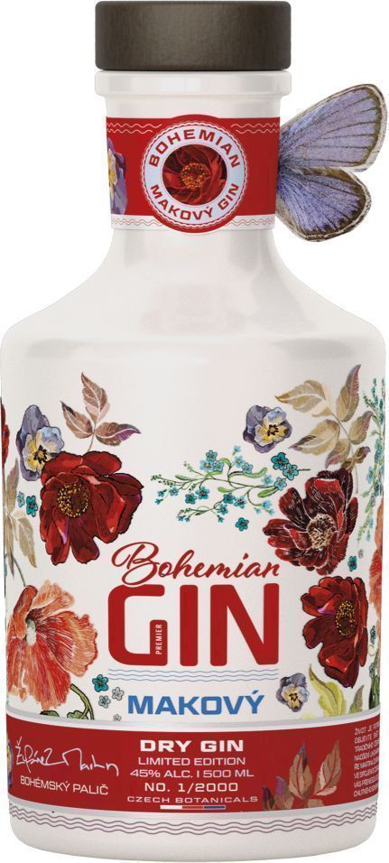 Bohemian Bohemian Gin Makový 45% 0,5 l