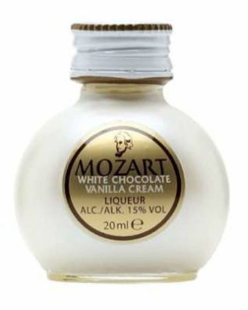 Mozart Chocolate White, 15%, 0,02l