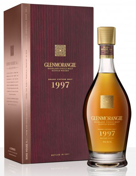 Glenmorangie Grand Vintage Malt 1997 (0,7l) v luxusní dřevěné krabičce