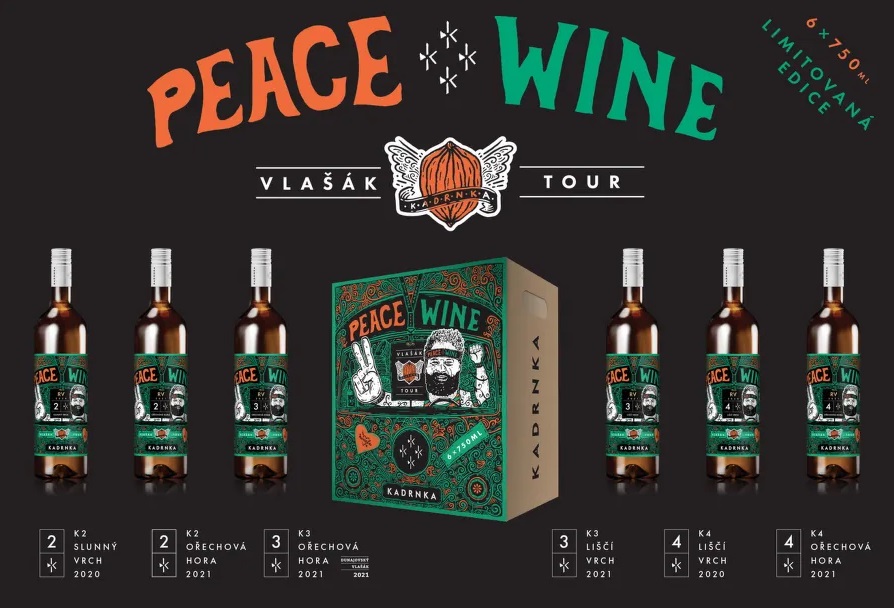 Vinařství Jindřich Kadrnka Kadrnka Peace Wine, limitovaná edice, 6x0,75l