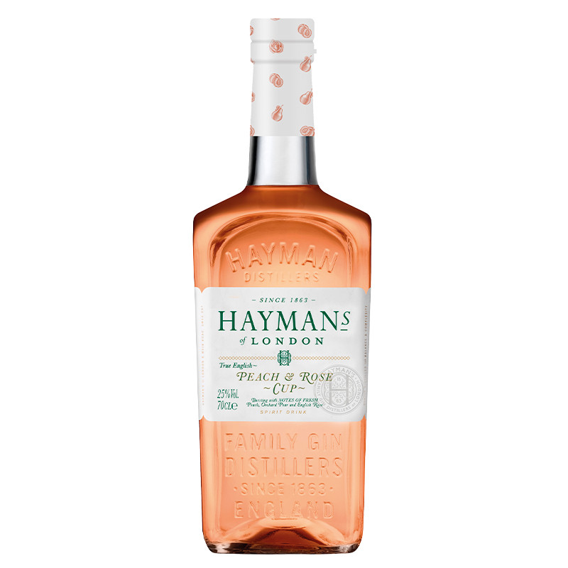 Hayman's Haymans Peach & Rose Cup, 25%, 0,7l