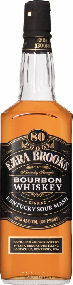 Ezra Brooks Black Label 0,7l 40% (čistá flaša)