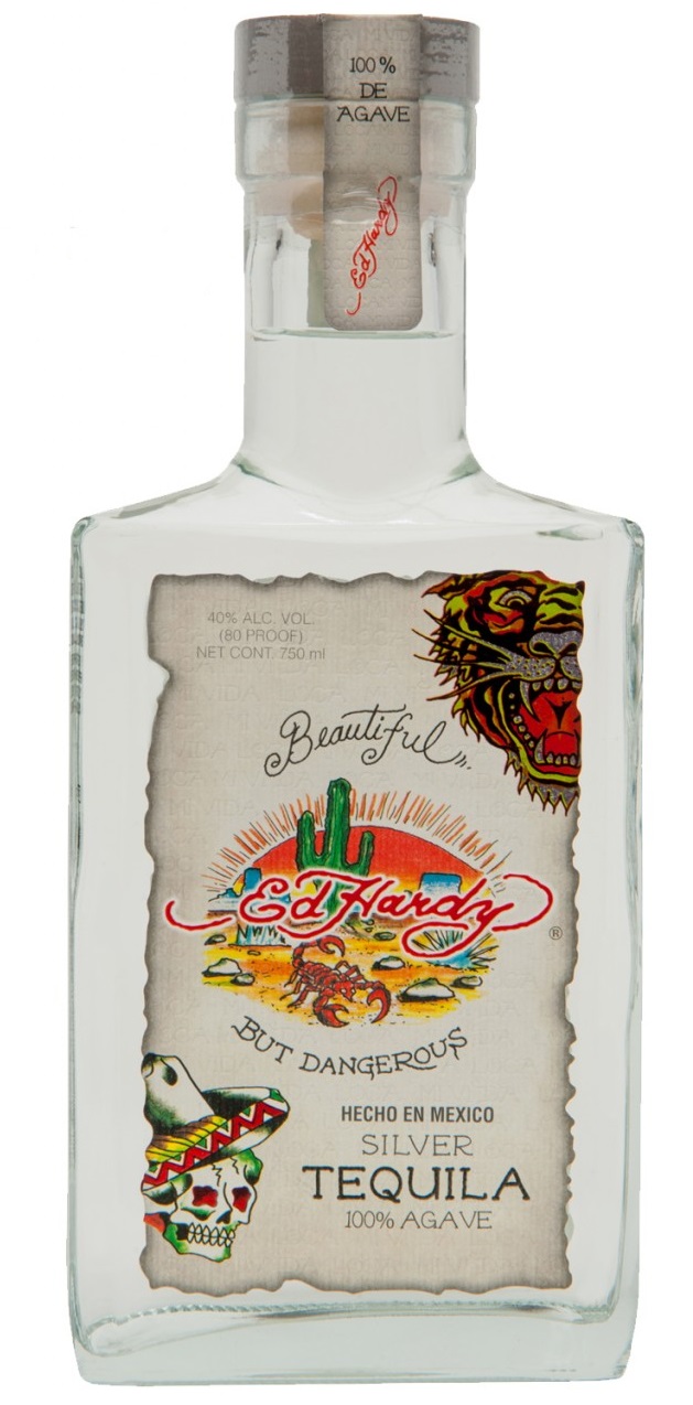 Ed Hardy Silver tequila, 40%, 0,75l