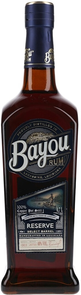 BAYOU RESERVA BARREL 40% 0,7l (holá láhev)