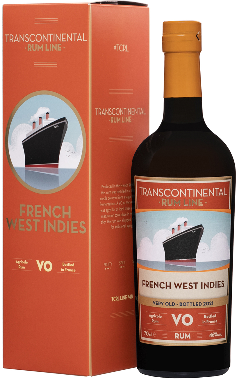 Transcontinental Rum Line French West Indies Very Old