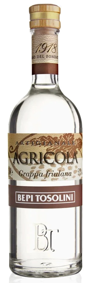 Bepi Tosolini Grappa Agricola 50% 0,7 l (holá lahev)