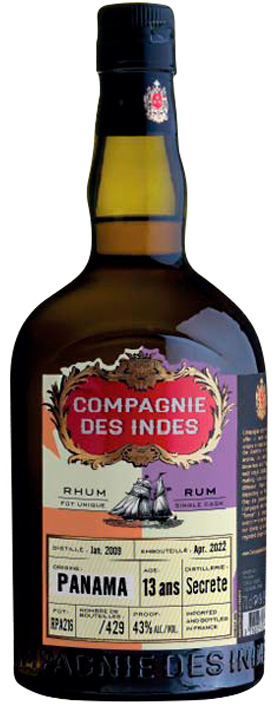 Compagnie des Indes Panama 13YO 43% 0,7l (karton)