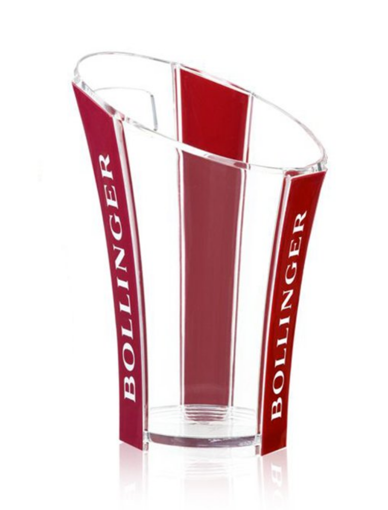 Bollinger - dvoubarevný červený chlaďák na šampaňské