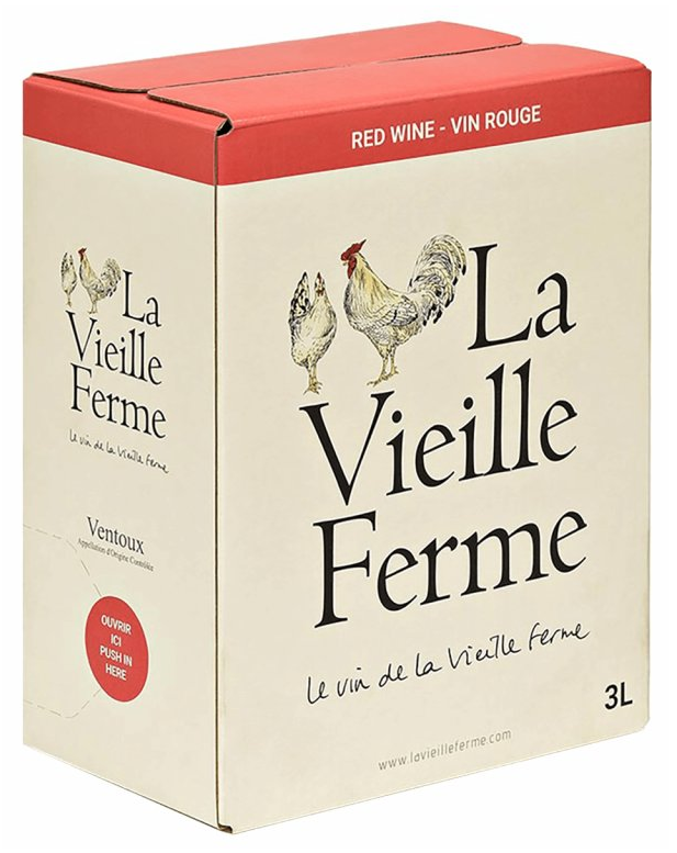 Domaine Perrin La Vieille Ferme ROUGE, Bag in box, 3l