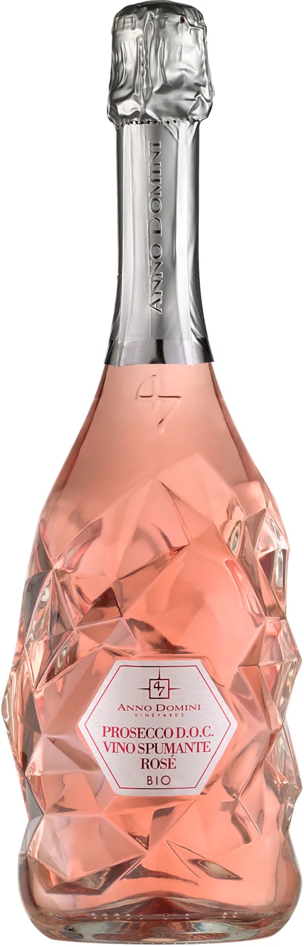 Anno Domini Prosecco Diamante DOC BIO Extra Dry Spumante Rosé, 0,75l