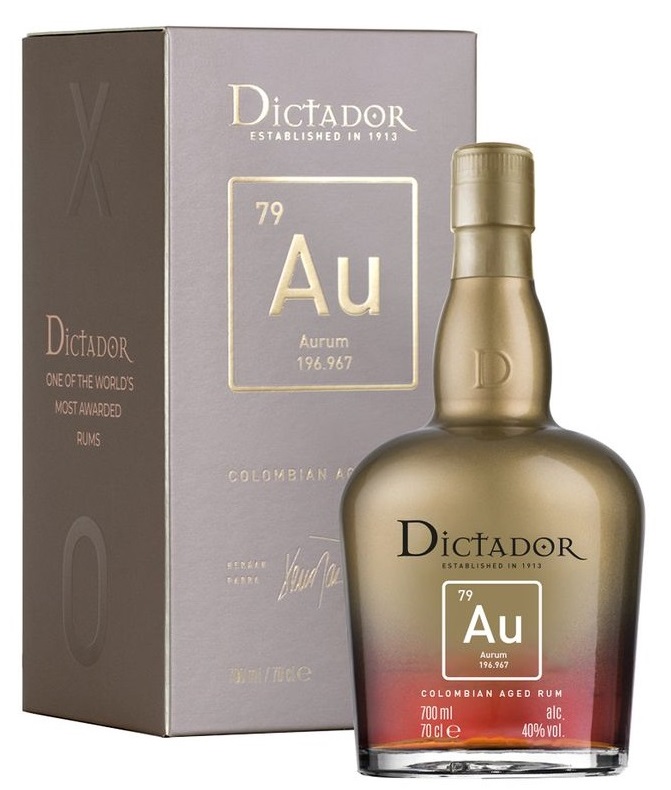 Destileria Colombiana Dictador Aurum, 40%, 0,7l