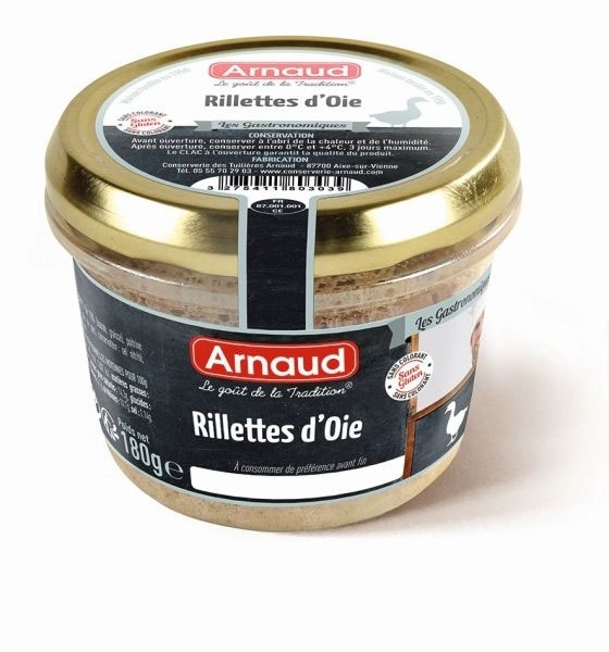 Arnaud Rillettes d'Oie Husí rillety 180 g