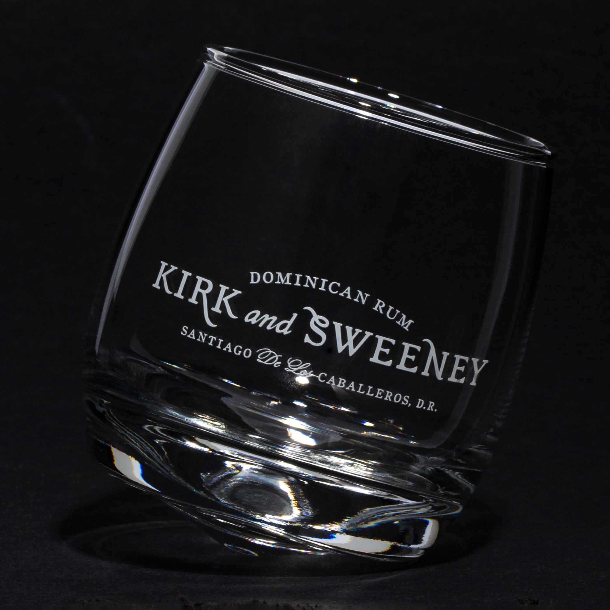 Kirk and Sweeney Rum Kirk & Sweeney Rocking Glass