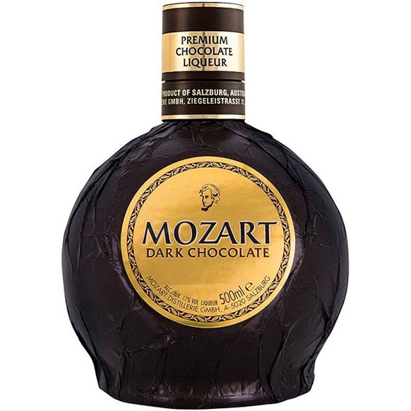 Mozart Chocolate DARK Cream, 17%, 0,5l