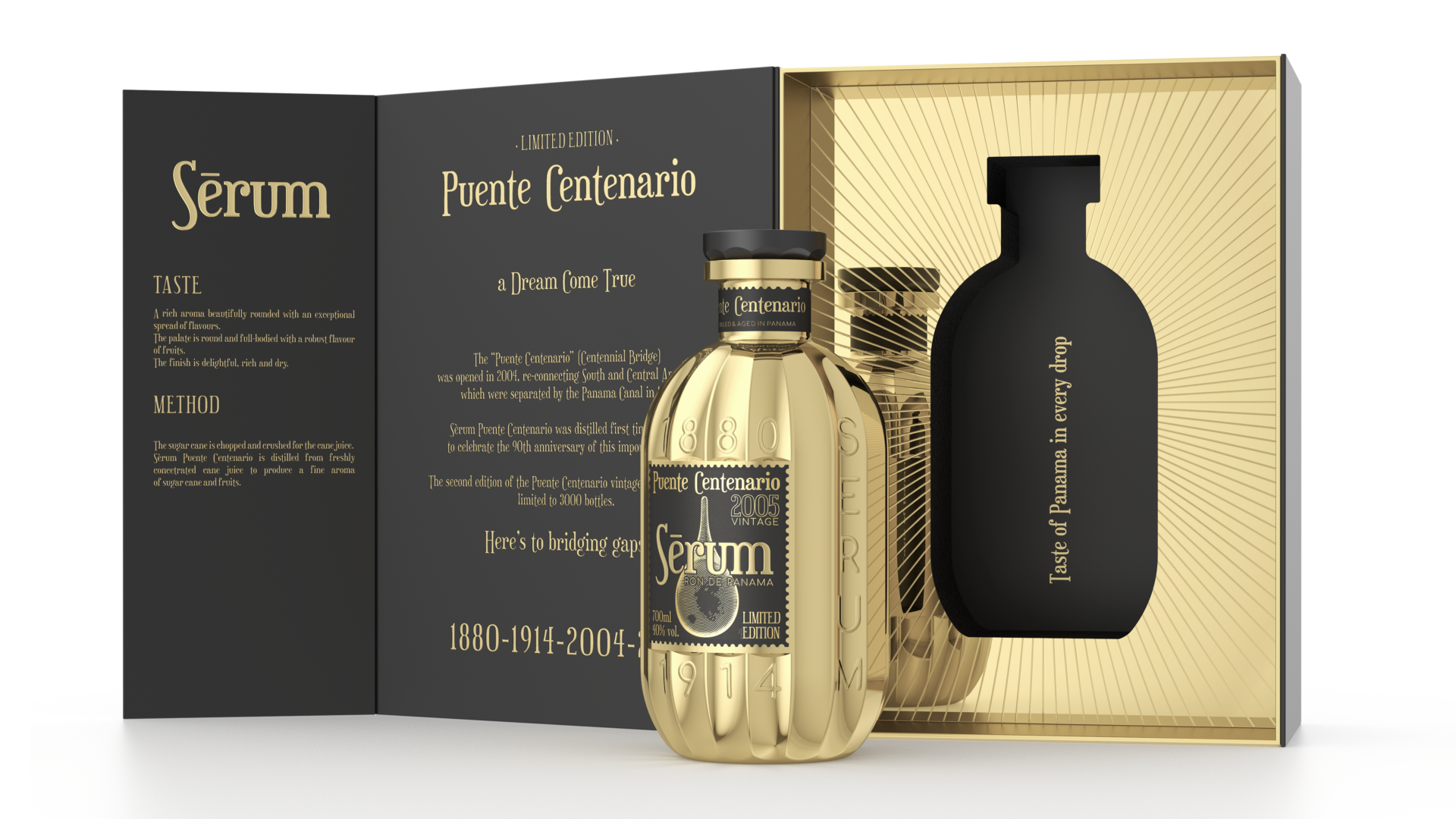 Sérum Puente Centenario 2005 40% 0,7 l (dárkové balení kazeta)