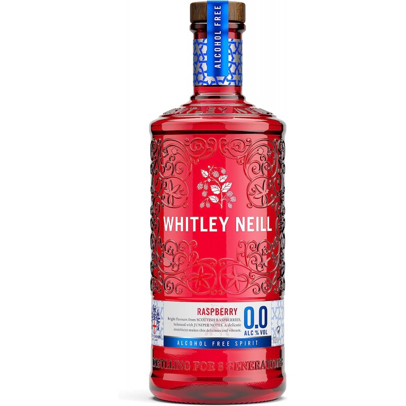 Gin Whitley Neill Raspberry Alcohol free 0,7l 0,0%