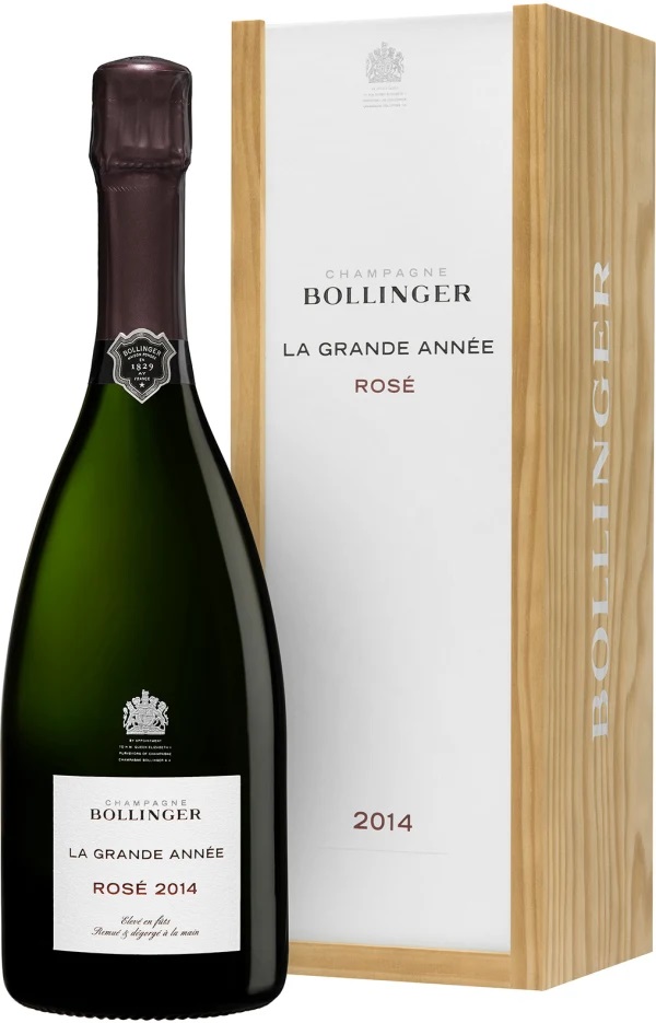 Bollinger La Grande Année ROSÉ 2014 Brut v dárkové krabičce, 0,75l