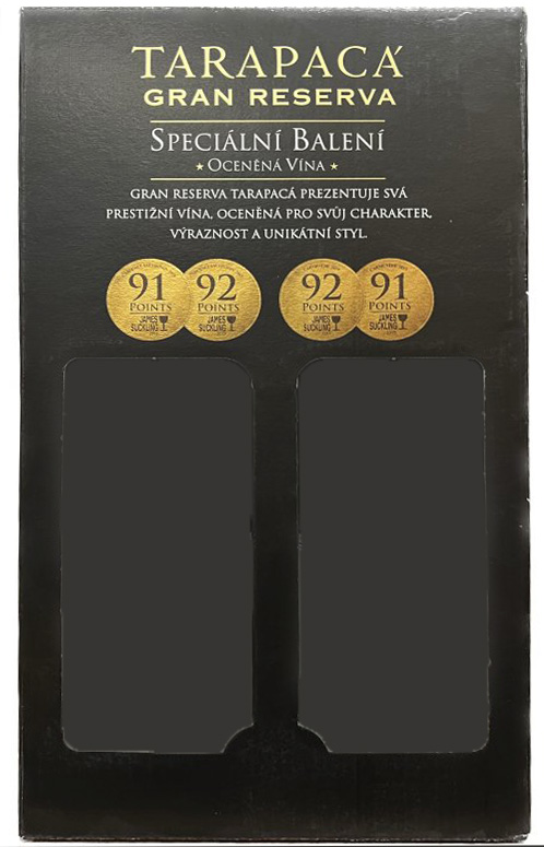 Vinařství Viňa Tarapacá Dárková krabička Tarapacá Grande Reserva - 2 lahve