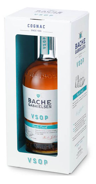 Cognac Bache Gabrielsen VSOP Triple Cask + dárkové balení, 40%, 0,7l