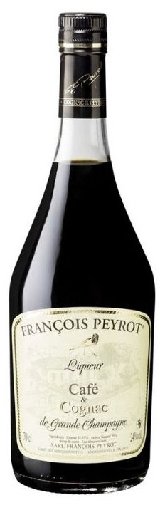 François Peyrot Liqueur Café & Cognac 28 % 0,7 l (holá láhev)