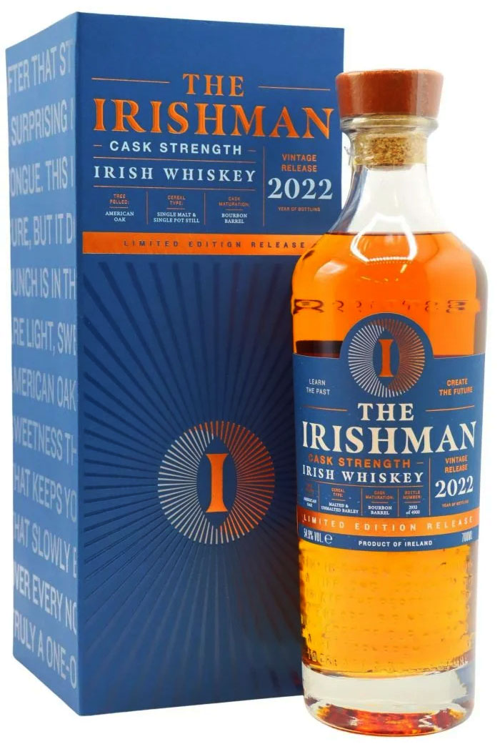 Irishman Cask Strength Vintage 2022 54,9% 0,7 l (kazeta)