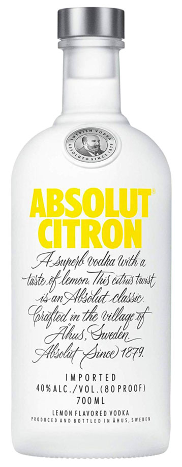 Absolut Citron 40% 0,7 l (holá láhev )