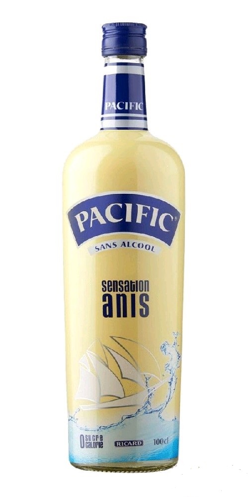 Ricard Pacific Pastis zero alcohol, 0%, 1l