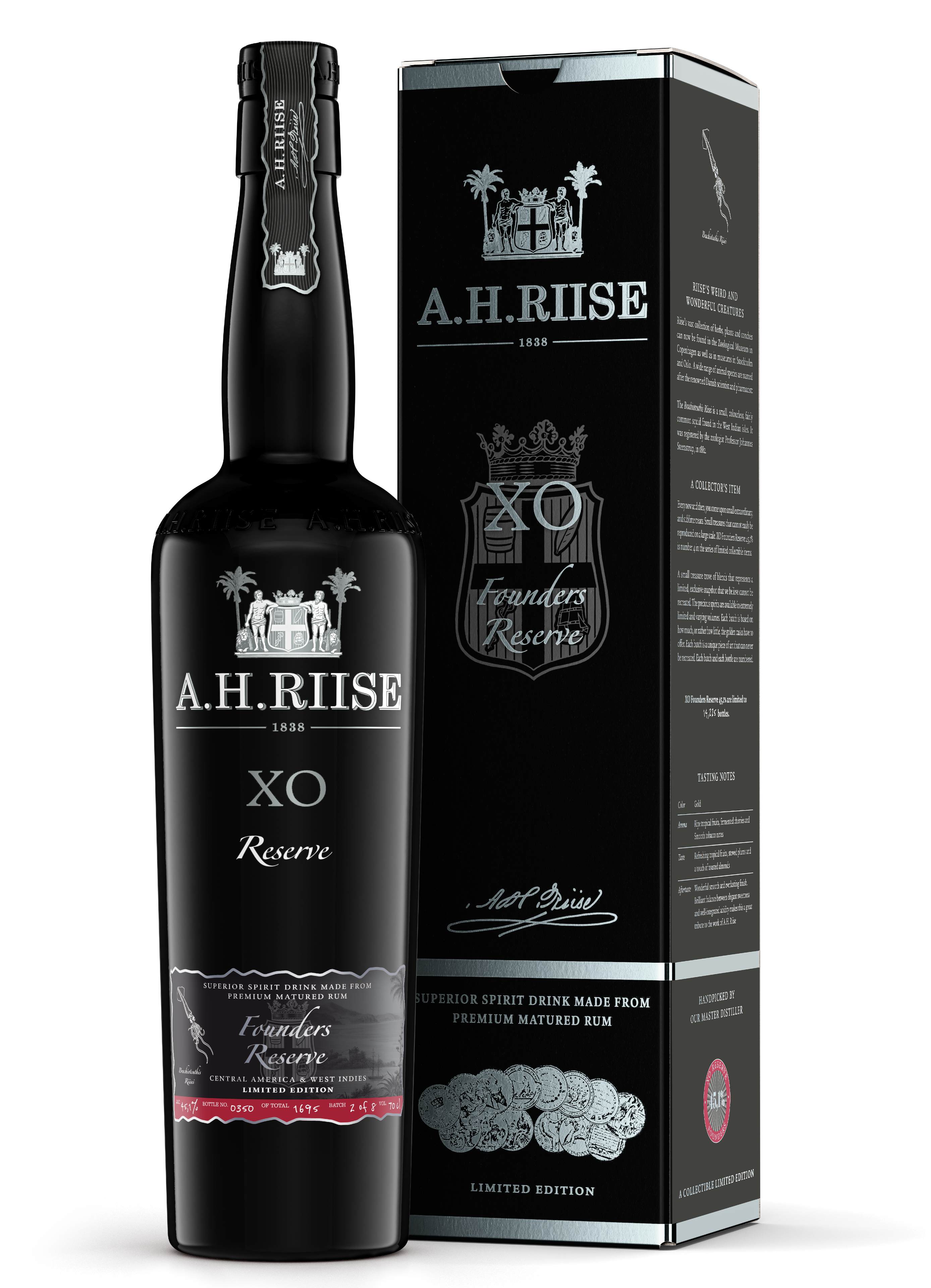 A. H. Riise XO Founders Reserve IV. 45,1% 0,7 l (karton)