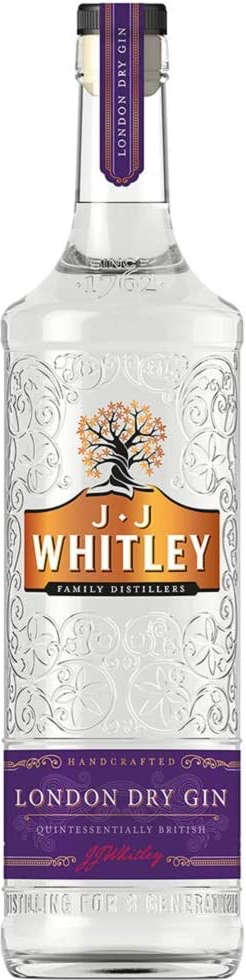 JJ Whitley London Dry Gin, 38%, 1l