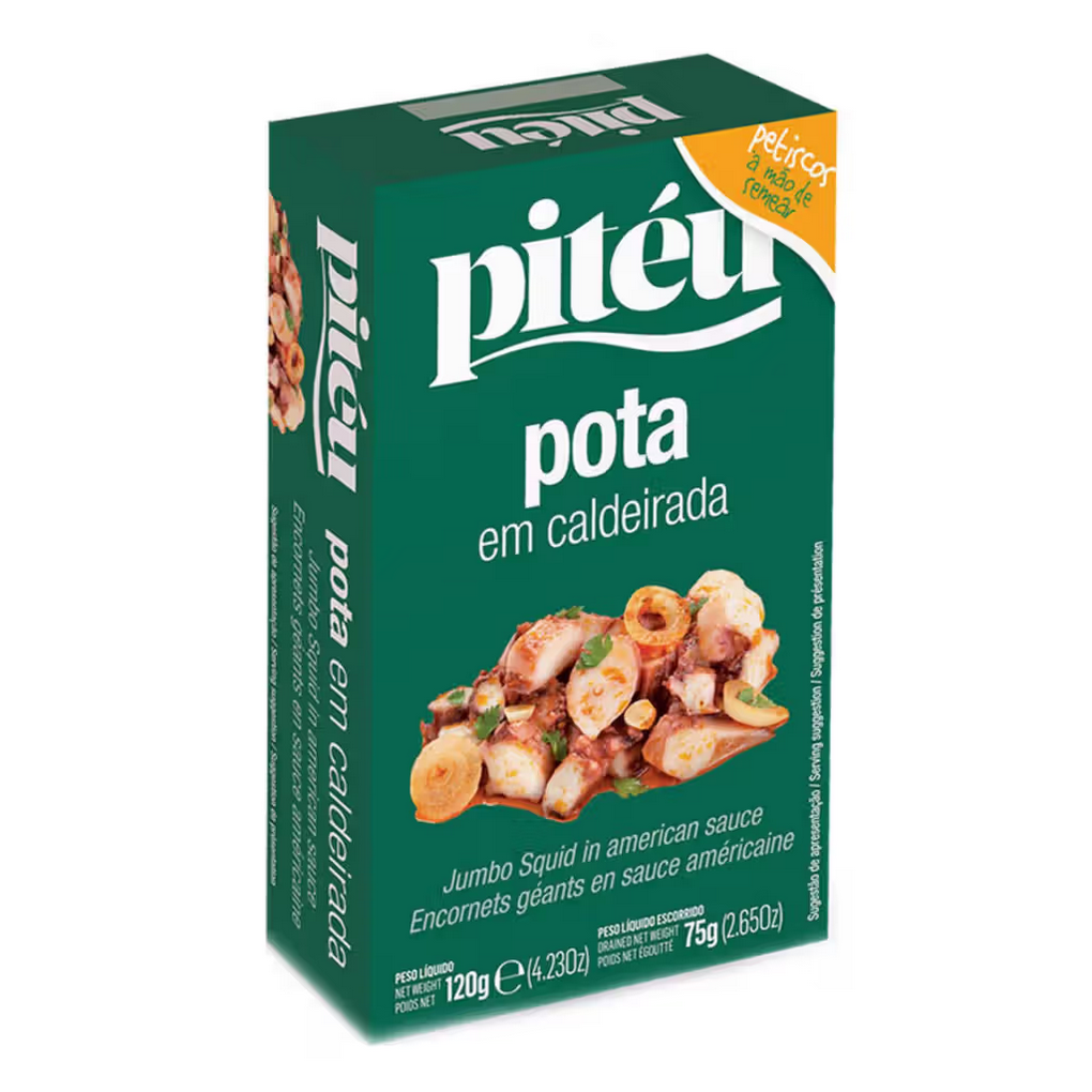 Chobotnice v americké omáčce, Pitéu, 120g