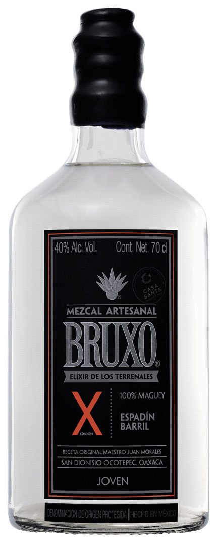 Bruxo „ X ” Joven Espadin & Barril agave Mexican mezcal 40% vol. 0.70 l