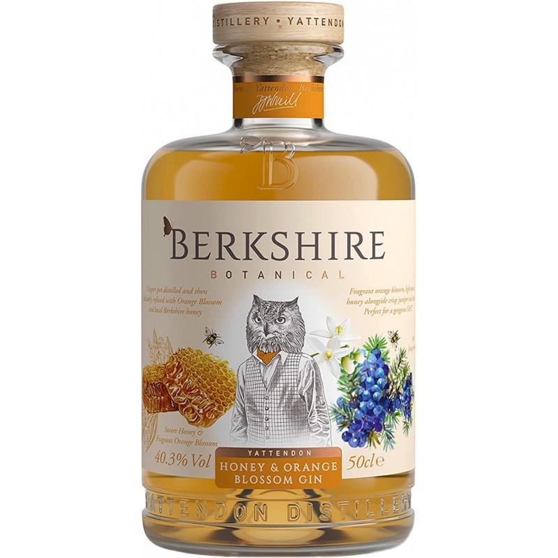 Berkshire Botanical Honey & Orange Blossom gin, 40,3%, 0,5l