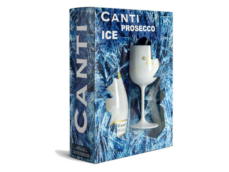 Canti ICE Prosecco DOC + sklenice, Gift box, 0,75l